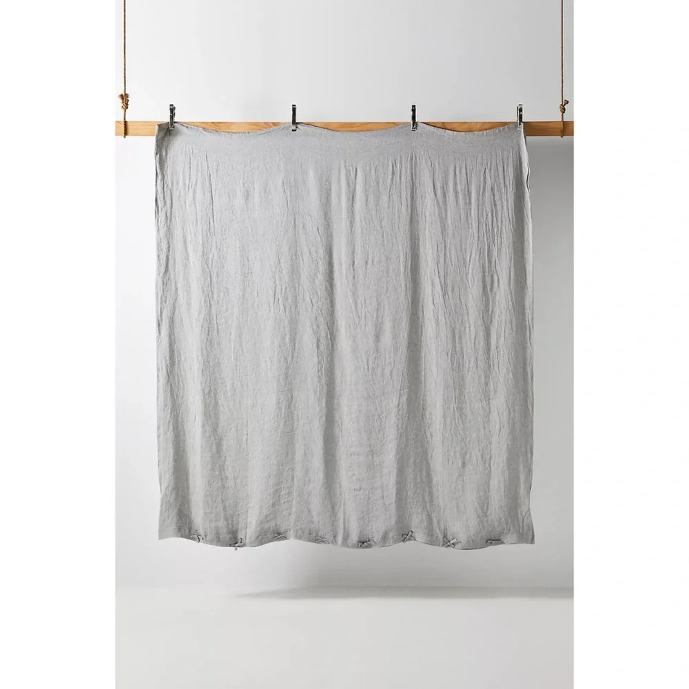 Anthropologie Harmony Hemp Duvet Cover Size King